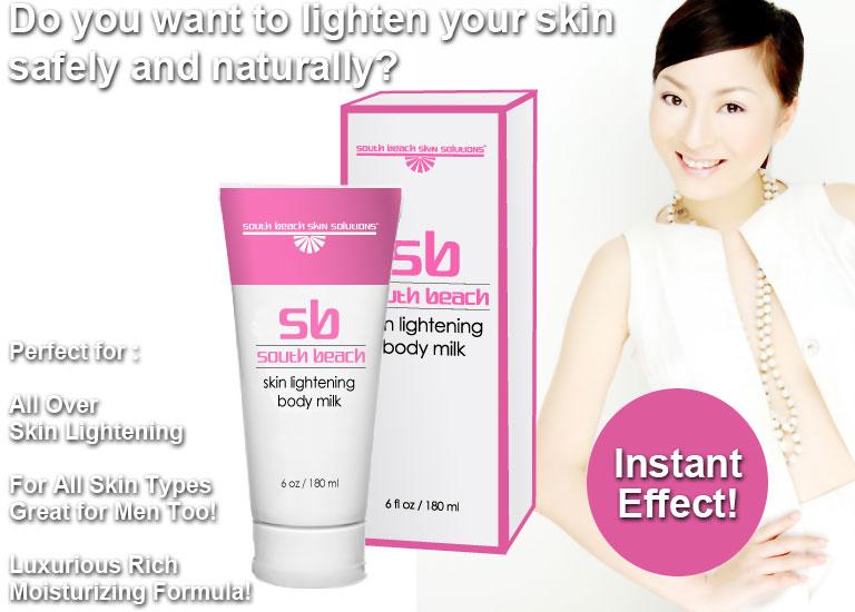 CHAPTER 4 SKIN LIGHTENING BODY MILK (SBSS010) Many of our customers requested a product suitable for use over the whole body.
