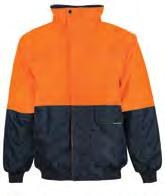 - OUTERWEAR OUTERWEAR WT8007 HI VIS TWO TONE HOODIE WITH CSR REFLECTIVE TAPE - BRUSHED