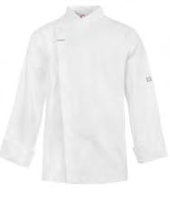 CHEFSCRAFT - JACKETS JACKETS CJ039 EXECUTIVE CHEFS JACKET WITH PRESS STUDS - LONG SLEEVE CJ043 CHEFS TUNIC WITH CONCEALED FRONT - LONG SLEEVE Fold back