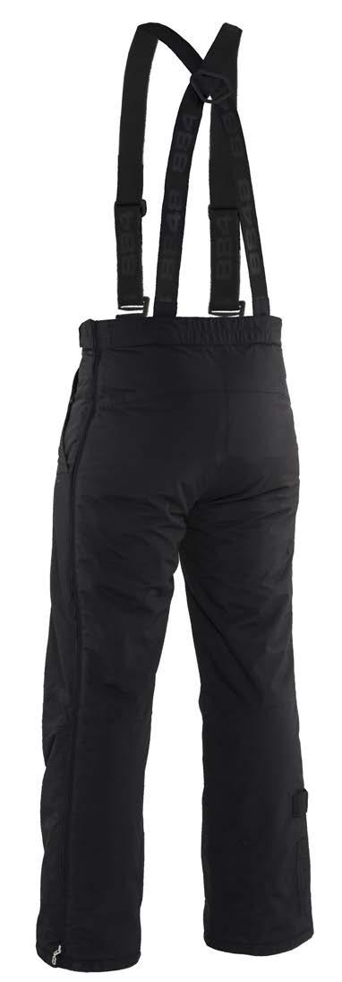 fabric Elastic at back of waist Adjustable waist with velcro flaps 2 hidden waist pockets Full