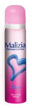 124631 MALIZIA bodyspray LOVE - 75 ml A bodyspray deodorant for women, sophisticated and feminine.