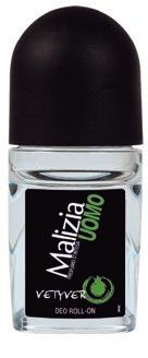 174245 MALIZIA uomo DEOSTICK VETYVER - 50 ml Fresh and intense Vetyver scents an 