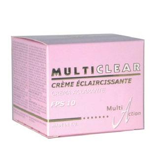 XM1003 MULTICLEAR FADE CREAM SPF 10-100 ml Enriched with vitamin A and Aloe Vera this cream is rich in natural ingredients to even tone the skin. XM1004 MULTICLEAR SKIN-LIGHT.