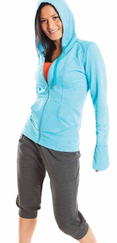 FOXIE ½ ZIP 300521 Half-zip with zipper garage Radial arm construction for added movement Envelope pocket at right back with MC media port Reflective detail on back Thumb loops 27