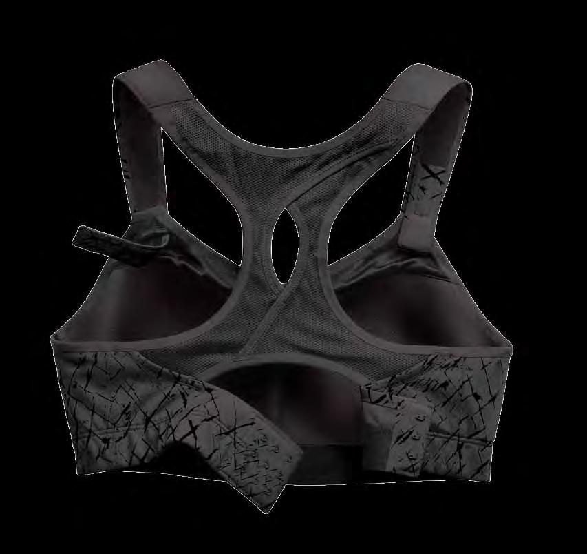 FRONT-ADJUSTABLE STRAPS offer a custom fit CONTOUR CUPS provide added shape, support, and no-show coverage BACK- ADJUSTABLE STRAPS offer a custom fit DD CUP
