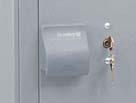 The Lenox Locker Advantage 1 Most secure locking/latch system available: patented continuous slide