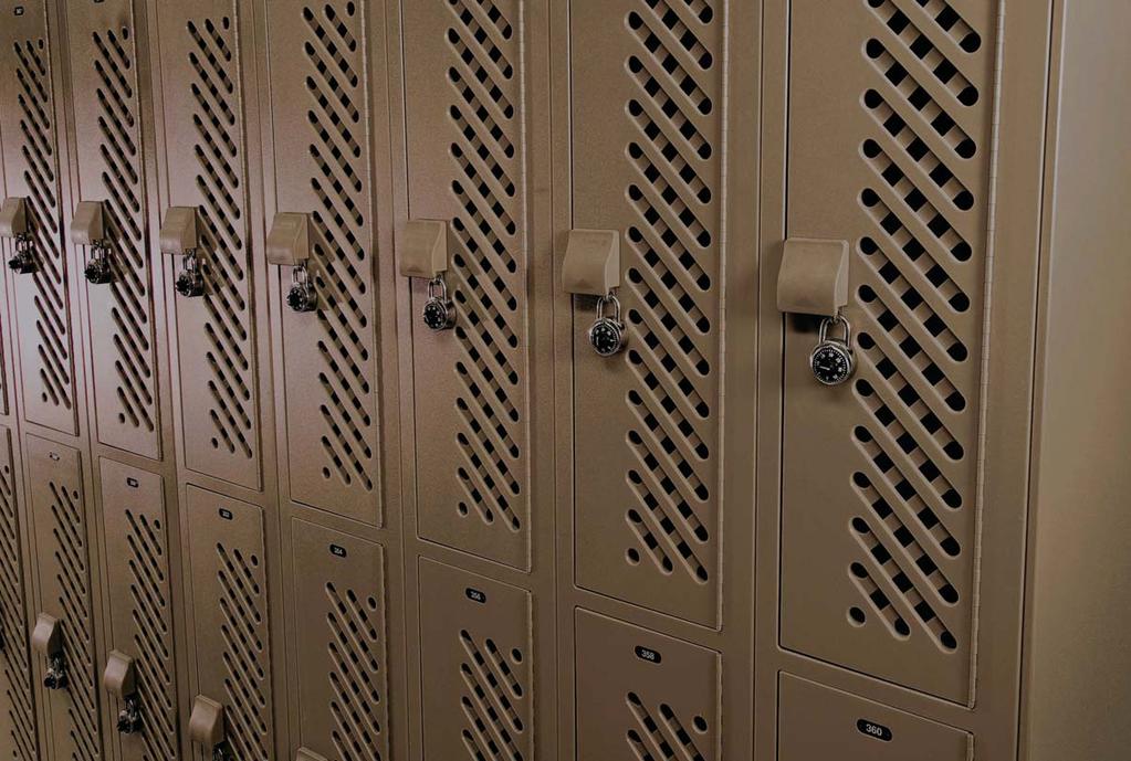 Metal lockers don t stand a chance. Quick installation and low maintenance costs add up to a 50% life cycle cost savings with Lenox Lockers.