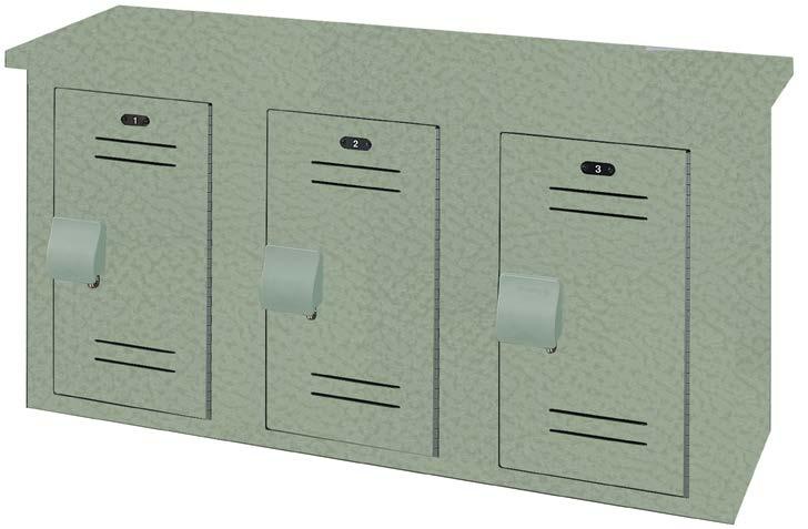 Lenox Gear Lockers with custom logo option installed in the United States Naval Academy