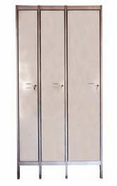 Lockers Multiple combinations Modular door compartment lockers Thanks to the modular door system, lockers come with one,