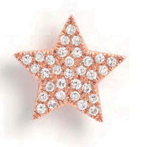 AND DIAMOND PAVÉ STAR
