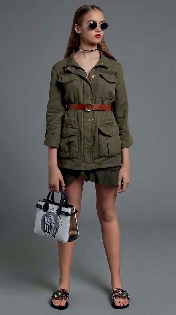 ON THE MARCH Don t give khaki, olive and camo marching orders.