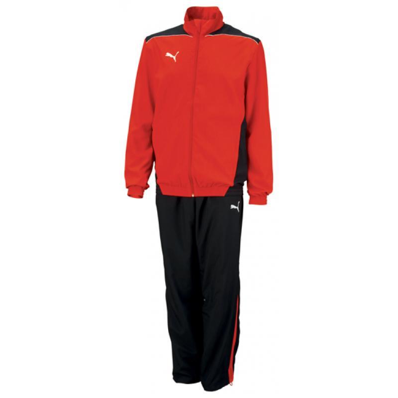 Foundation Woven Suit (653093 01) Seuranetto: 55,00 SVH: 85,00 Material: Shell: 100% Polyester; Microfiber; Woven Poplin Lining: 100% Polyester; Warp Knitted Details: The complete football range to