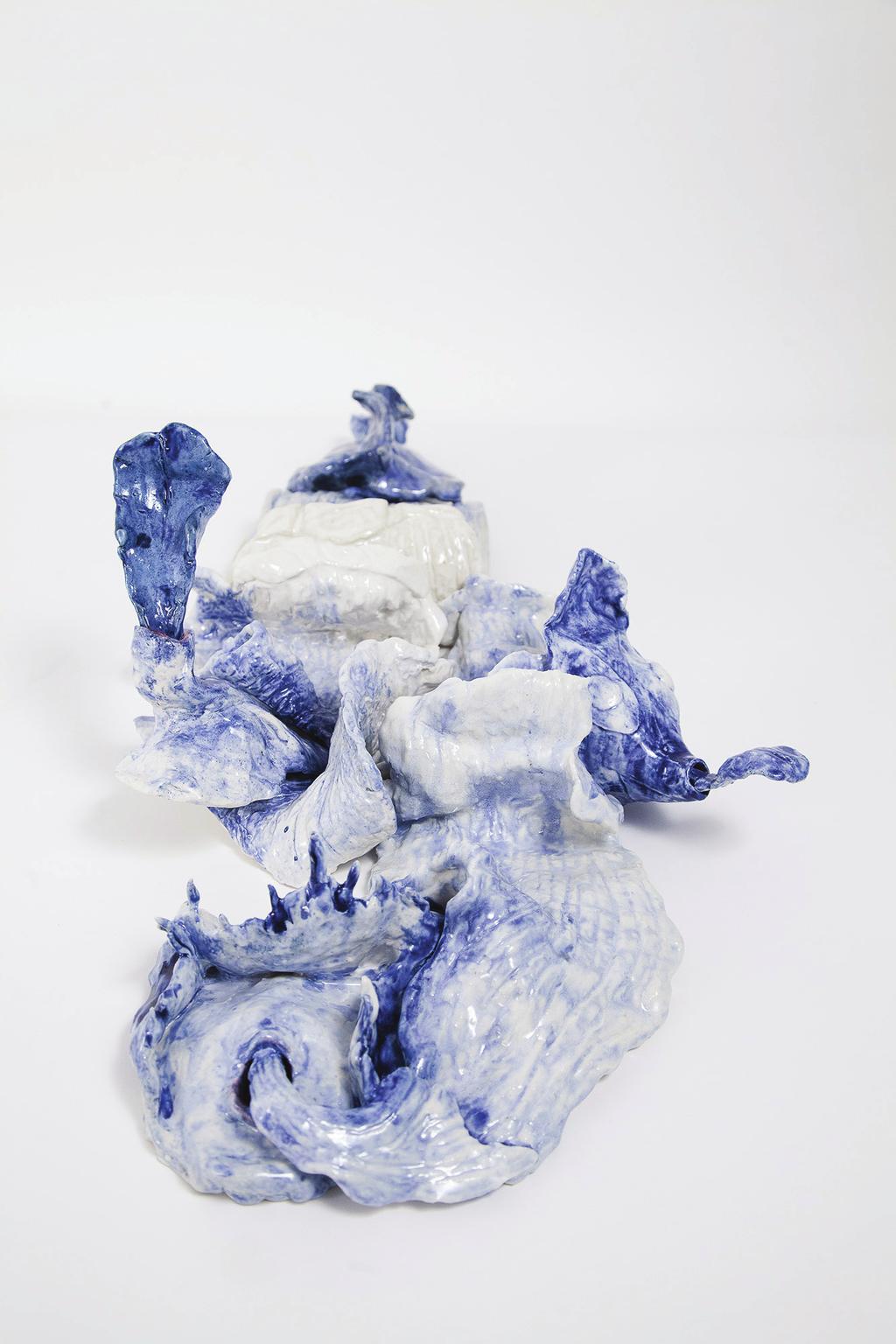 Galeria Nara Roesler São Paulo presents A Carne do Mar [The Flesh of the Ocean], solo show by artist Brigida Baltar curated by Marcelo Campos in which the artist presents 12 sculptures of ceramics or
