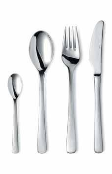 Steel Line is shaped by soft continuous curves and smooth surfaces. Launched in 1970, it is still one of the most elegant cutlery lines of all times.