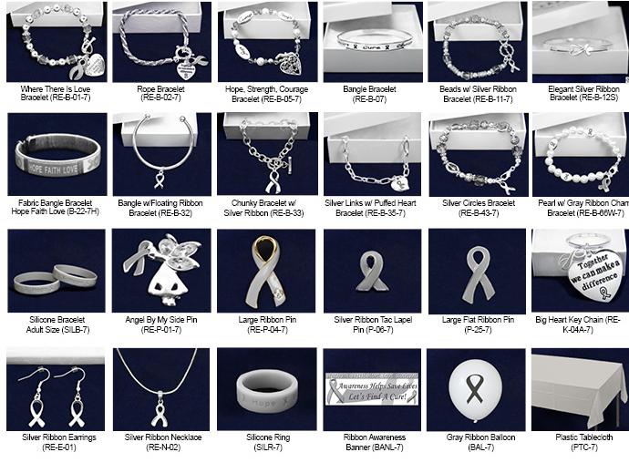 Gray Ribbon Fundraising Kits FUNDRAISING KITS: If you are trying to raise a bunch of money, then consider one of our Fundraising Kits. All our great items in one easy to sell kit.