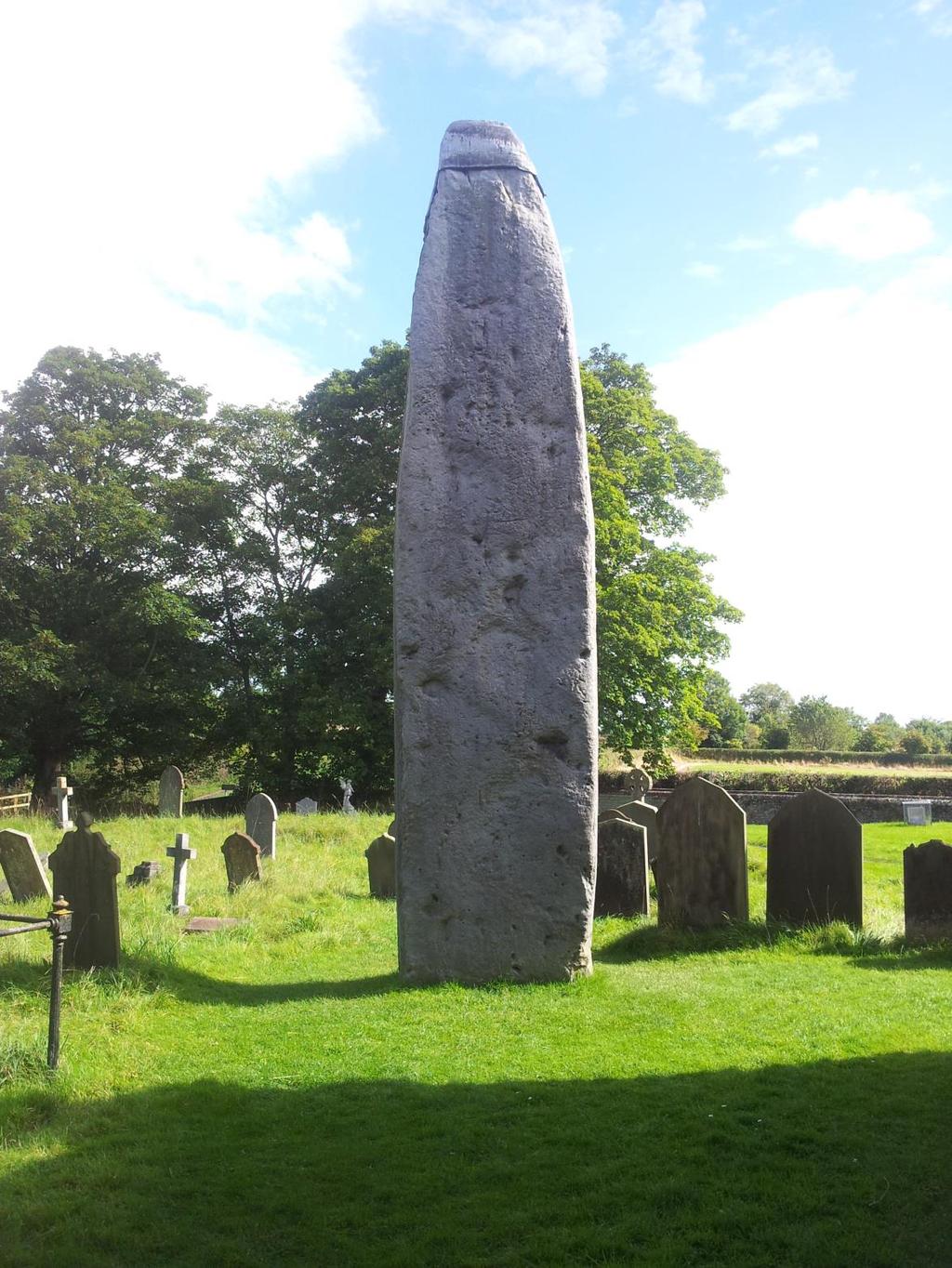 Figure 5.7: The Rudston monolith Another Late Neolithic monument is the Maiden s Graves henge that lies to the north of the Gypsey Race cursus. First identified by St.
