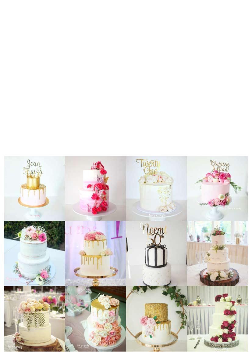 two's a party CAKES + EVENTS Celebrate your special occasion with our deliciously stunning custom baked Cakes + Desserts