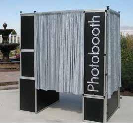 Photo Booths Capture your wedding memories that you might miss with a fabulous and fun Photo Booth.