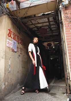 Figure 14. Cross-cultural fashion photography shoot in Xinzha Road area, Shanghai, China, May 2017.
