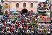 Obando Fertility Rites Date: 17th May 19th May Santa Clarang pinong-pino, Ang pangako ko ay ganito, Pagdating ko sa Obando, Sasayaw ako ng pandanggo.