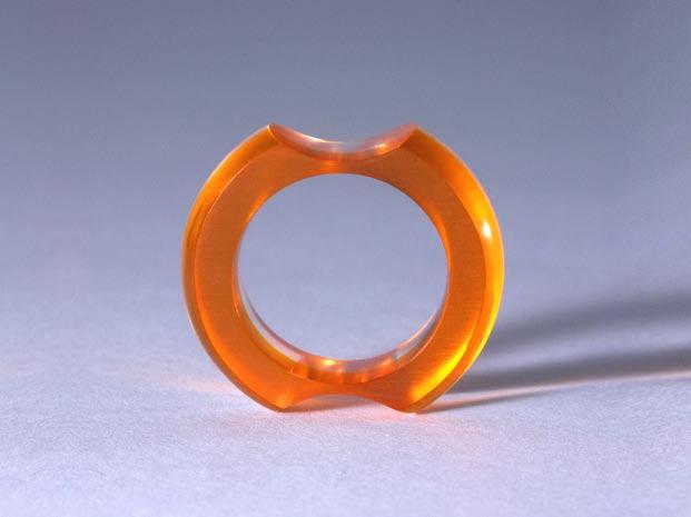 Ring Perspex Orange