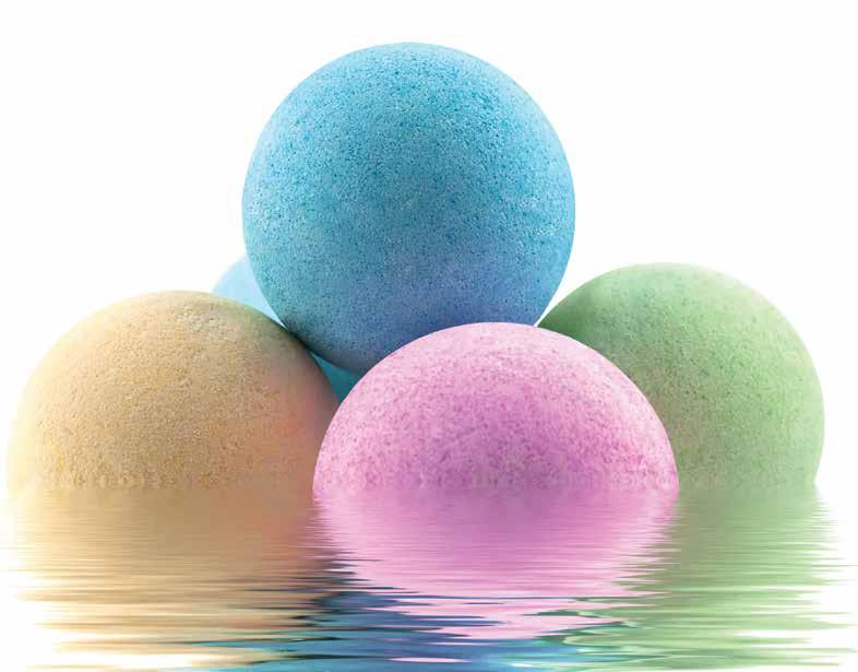 LUXURY SPA COLLECTION BATH FIZZERS S100 BATH FIZZERS - SET OF 4 Relax and enjoy these popular and trendy