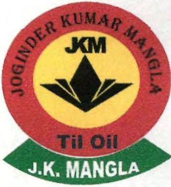 2391929 07/09/2012 JOGINDER KUMAR MANGLA H-369 VIKASPURI NEW DELHI-110018 MANUFACTURING/TRADING/MARKETING Address for service in India/Attorney