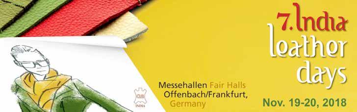 7th Edition of India Leather Days, Offenbach, Germany November 19-20, 2018 A Report by T.