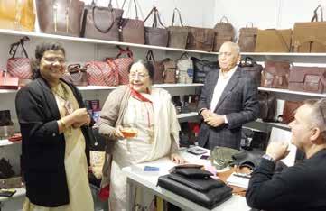 After inauguration of the India Leather Days, Smt Pratibha Parkar, Consul General visited the Stalls of all the Member Participants and provided valuable inputs on the scope for enhancing