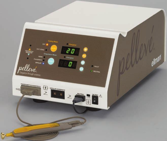 Reduction System Flexible System NEW Pellevé S5 Generator complete aesthetic versatility with the proven Surgitron platform The new Pellevé S5 provides maximum control in precision cutting and energy
