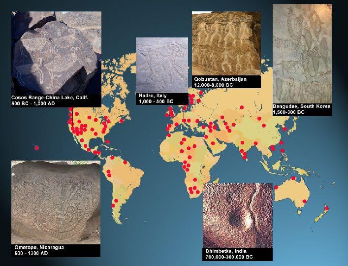 Carved symbols found in rock