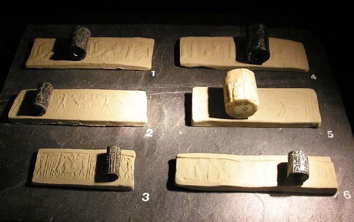 Sumerian Cylinder Seals Each Cylinder Seal bore the imprint of its owner s identity.