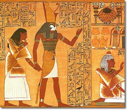 Egyptians believed they would meet a final judgment and the gods would transport them to either damnation or eternal