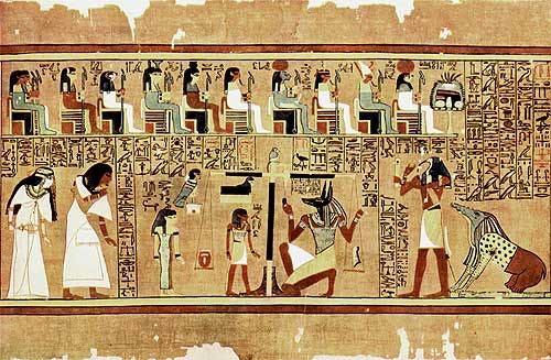Papyrus of Ani Egyptian Book of the Dead Ani was a highranking scribe.