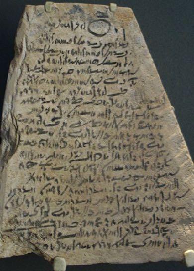 Egyptian demotic script Eventually, by 400 BCE, demotic script made Egyptian