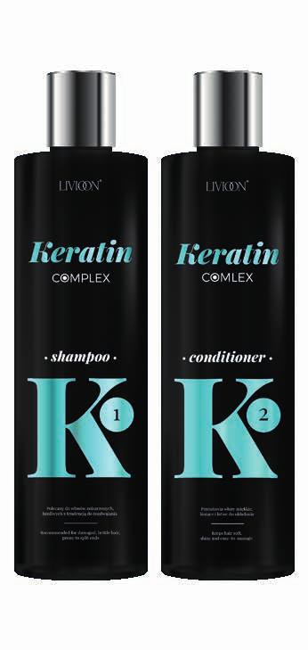 split ends. Keratin complex conditioner A keratin conditioner for dry, brittle and damaged hair as well as hair with split ends.