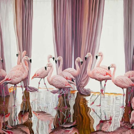 Flamingos by Ana 