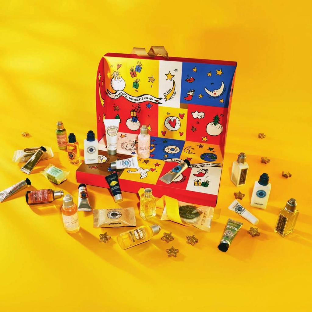 L OCCITANE Classic Advent Calendar 49 Worth 85 There is no better way to discover new favourites than by peeling back 24 doors in the lead up to Christmas.