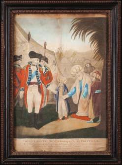 231 231 Tippoo Saib s Two Sons deliver d up to Lord Cornwallis as Hostages, after he had so Gloriously Conquered that proud Sultan at Seringapatam, the Capital of the Mysore Country, in the East