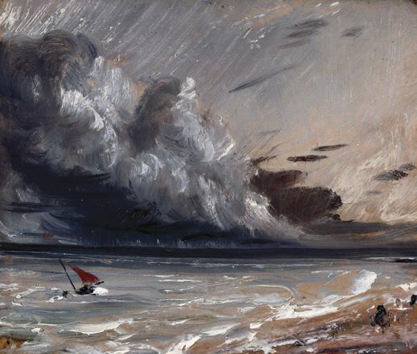 What s On Jan-Apr John Constable, R.A. (1776-1837), Seascape Study: Boat and Stormy Sky, ca.
