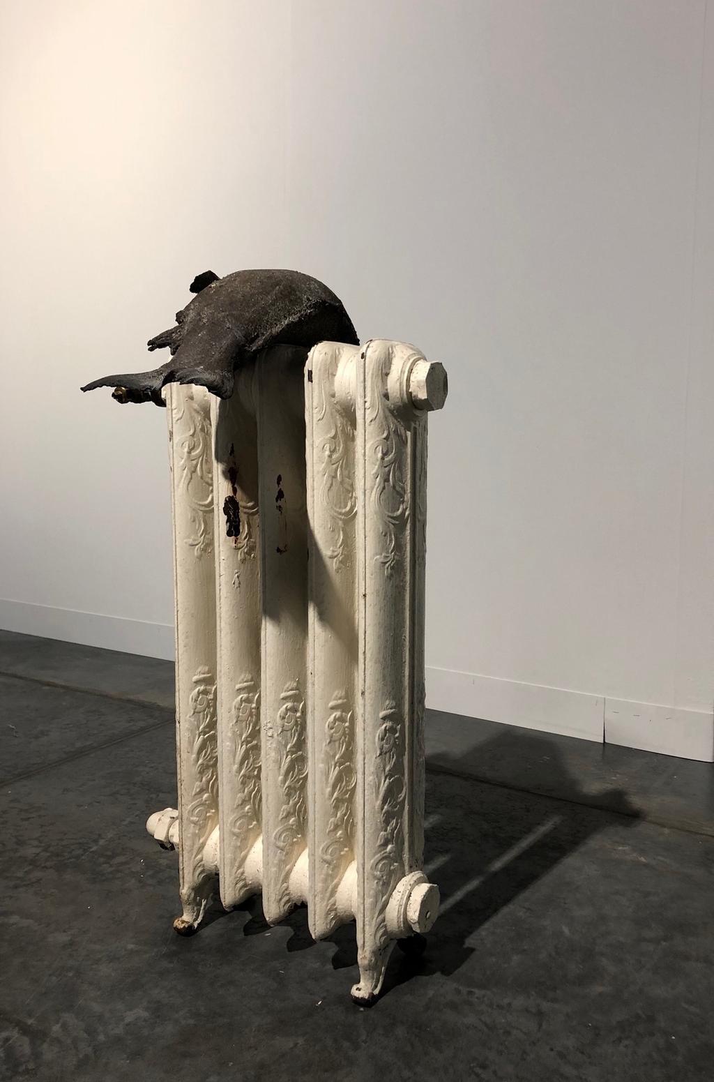 Warm K-Karpfen, 2018 bronze, radiator bronze: