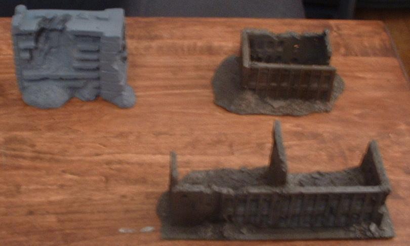I glued the poster down so it was nice and smooth and planned how I wanted the buildings situated on the base.