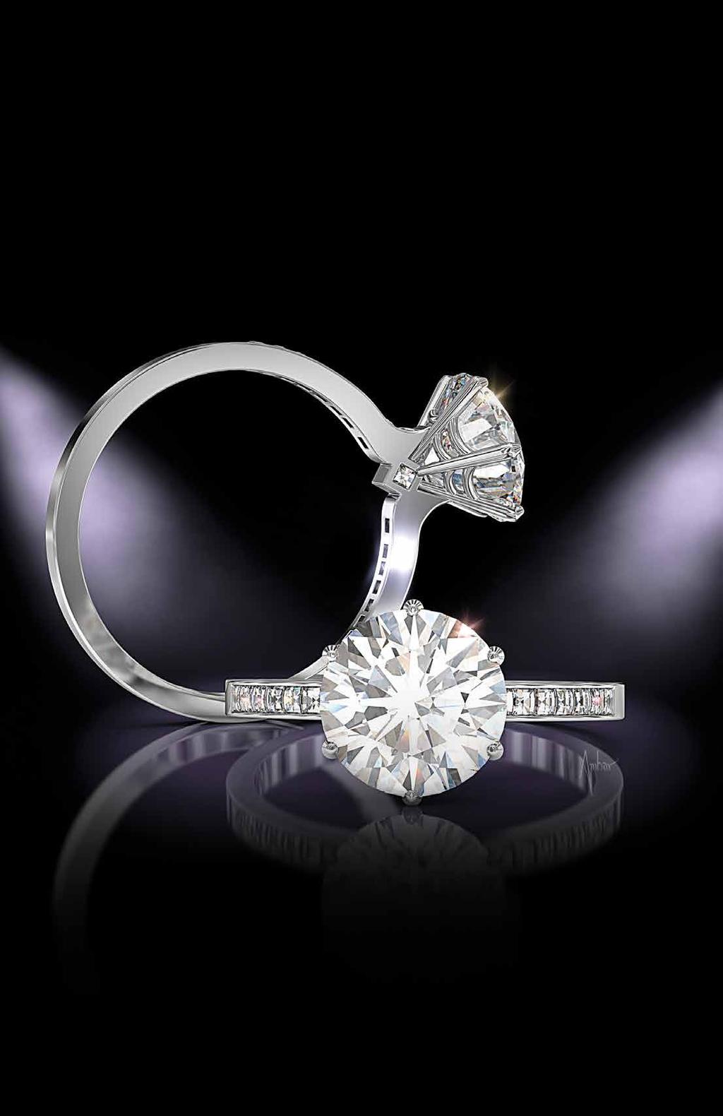 Lattice Web Ring Lattice ring may be created for any shape diamond. A.