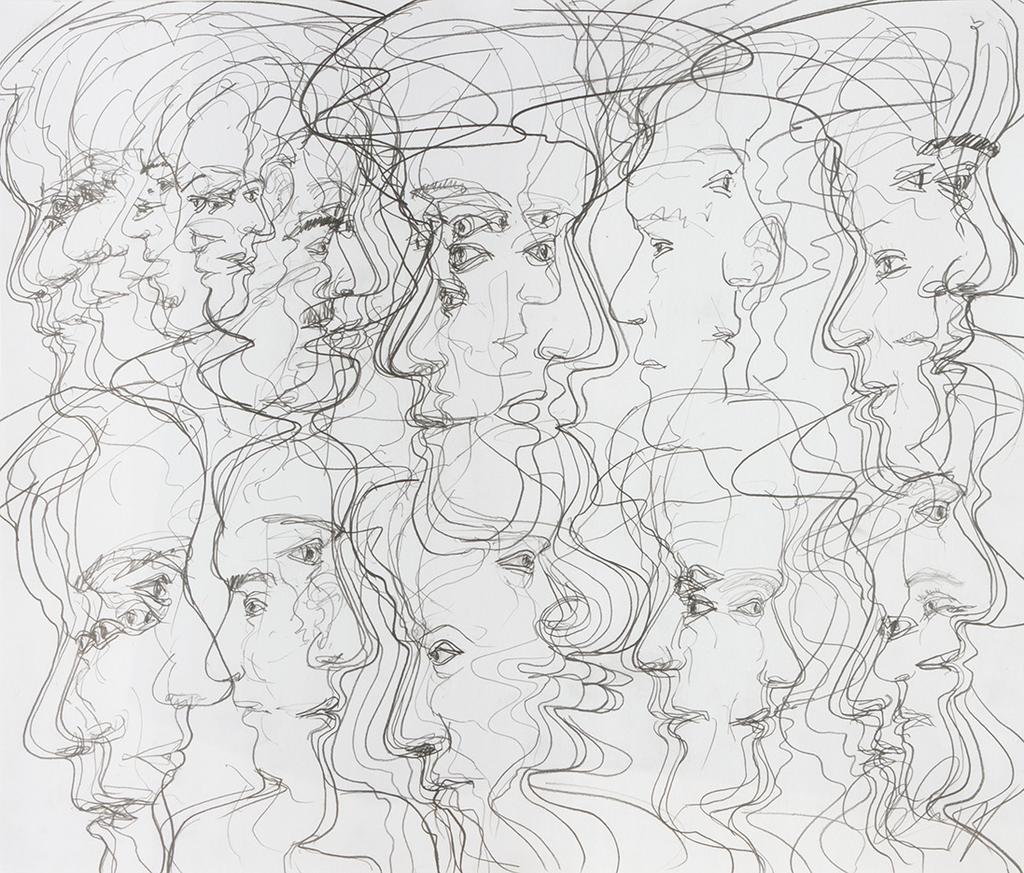 Tony Cragg «untitled», 2015, pencil on paper, 43 x 50 cm