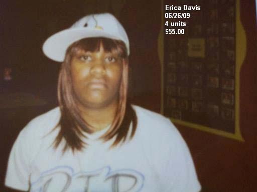 DAVIS, Erica L DOB: 3/12/1991 Height 504 Weight 185 Eyes Brown Hair Color Brown 7/21/2010