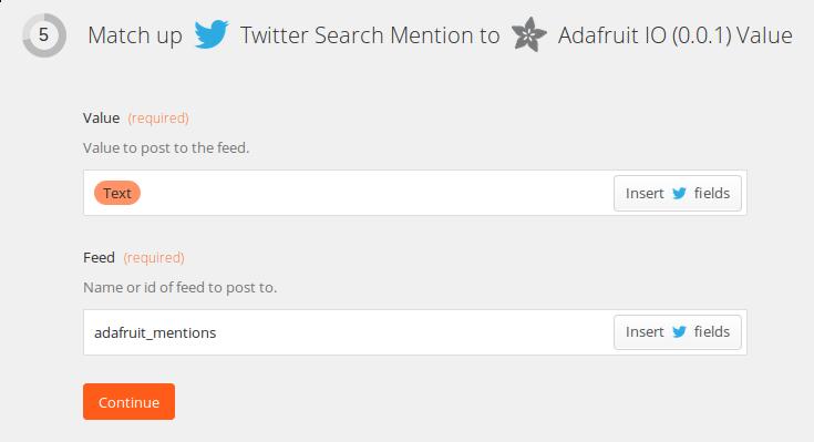 Before you get any further, head over to Adafruit IO and make sure you have a matching feed.