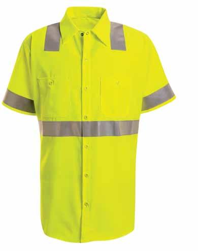 hi-visibility Work shirt: class 2 level 2 SS24 Real protection for real exposure.