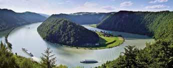 Passau, the city on three rivers (120 km) Travel there via the Upper Austrian Danube Valley,