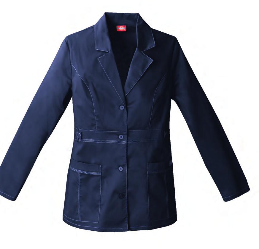 JUNIOR IT Youtility Lab Coat 82408 52 Cotton/45 Poly/ 3 Spandex Twill Junior it Youtility lab coat features