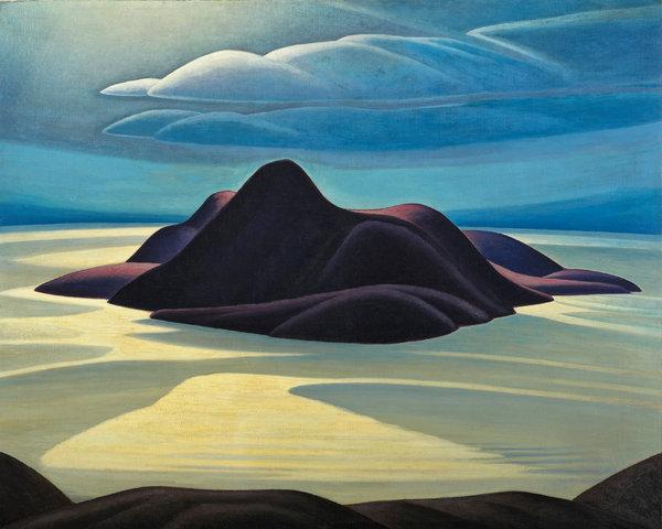 Pic Island by Canadian artist Lawren Harris. Credit via McMichael Canadian Art Collection Marty s Canadian, so he loves the work, Mr.
